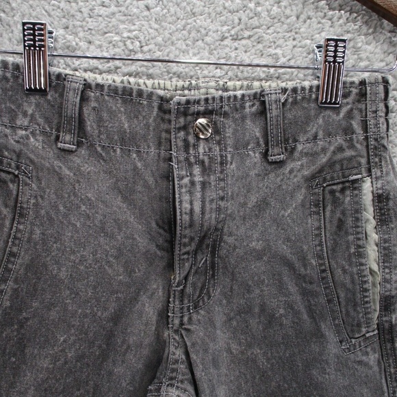 Vintage 90's Levi's Sport Jeans Kids 8 Acid Wash Zip Pockets Elastic Button Snap - Picture 2 of 14